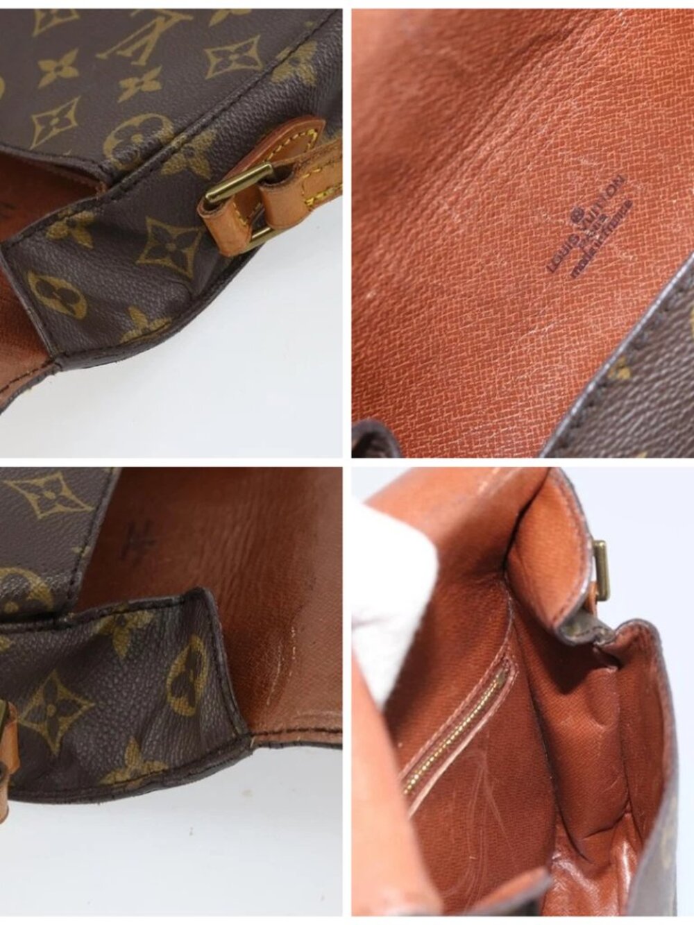 LOUIS VUITTON Monogram Saint Cloud MM Shoulder Bag M51243 LV Auth 166526 - Picture 15 of 16